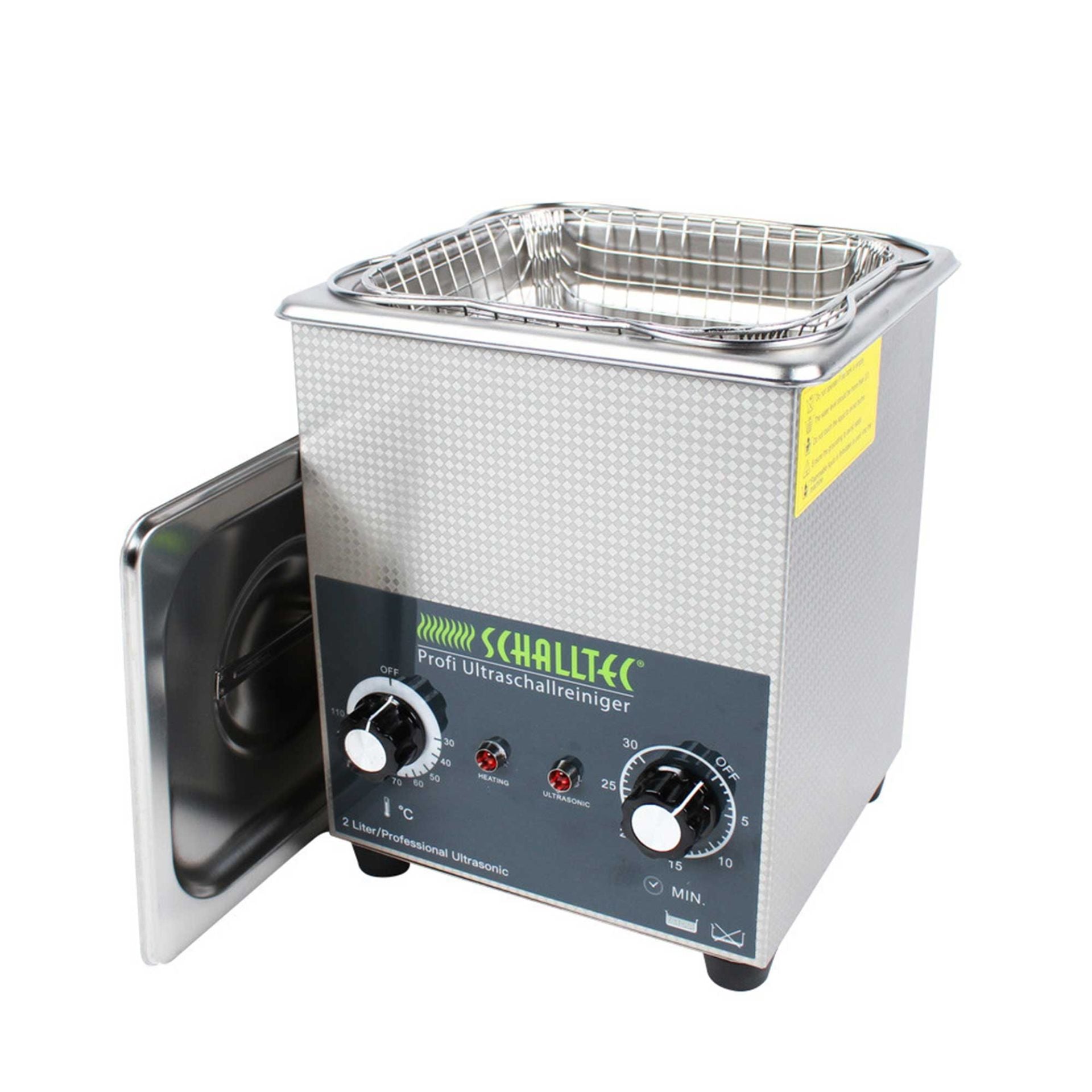 Nettoyeur à ultrasons S20 en acier inoxydable avec chauffage