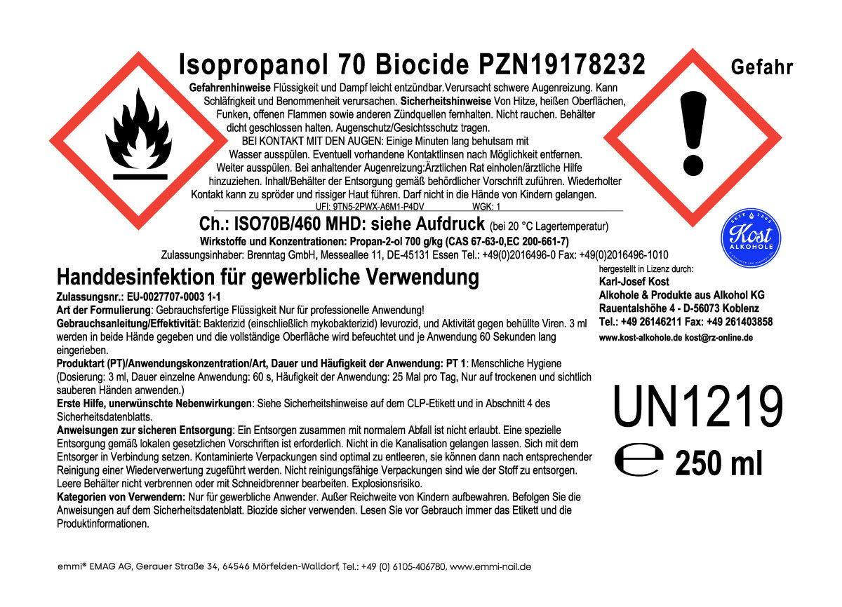 Desinfectante de manos y superficies - 250ml
