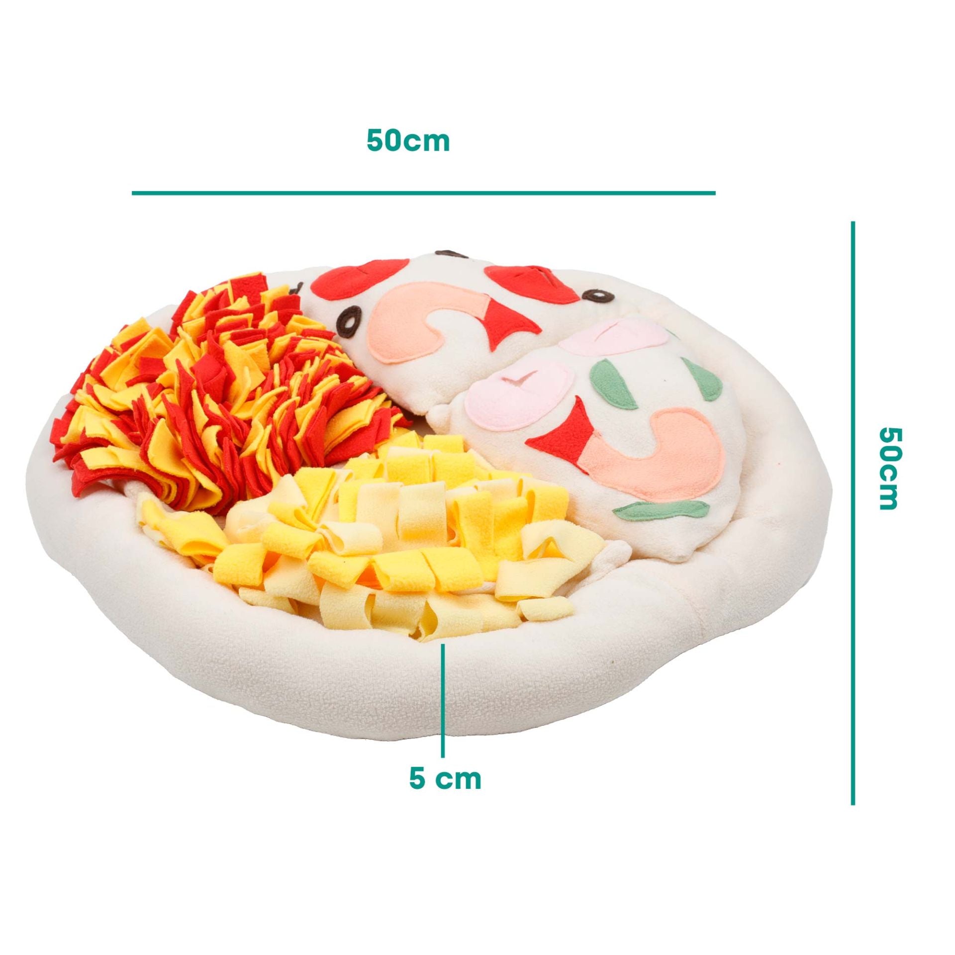 Tapis à renifler pour chien Pizza