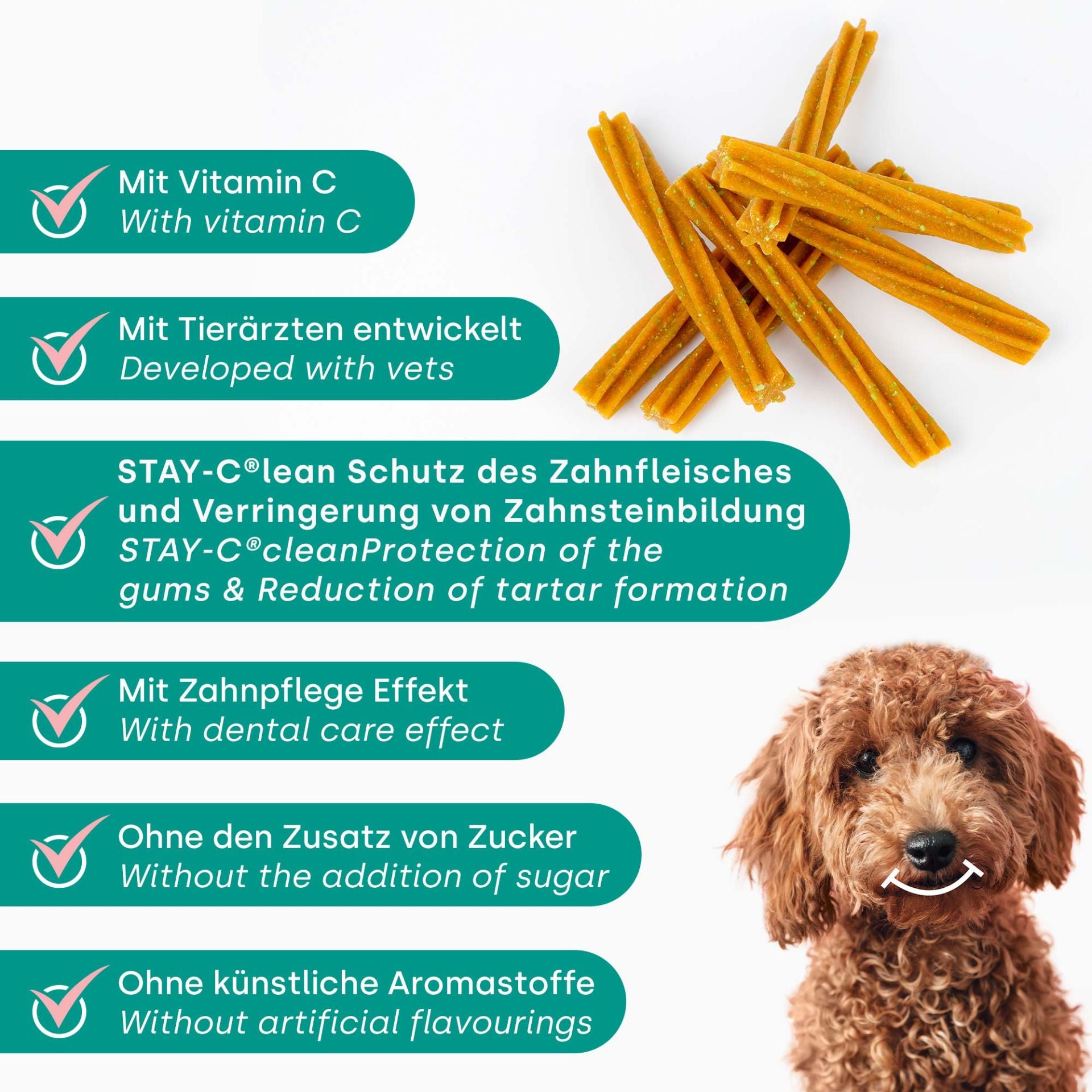 Bâtonnets dentaires « Clean Plus » - 7 pièces