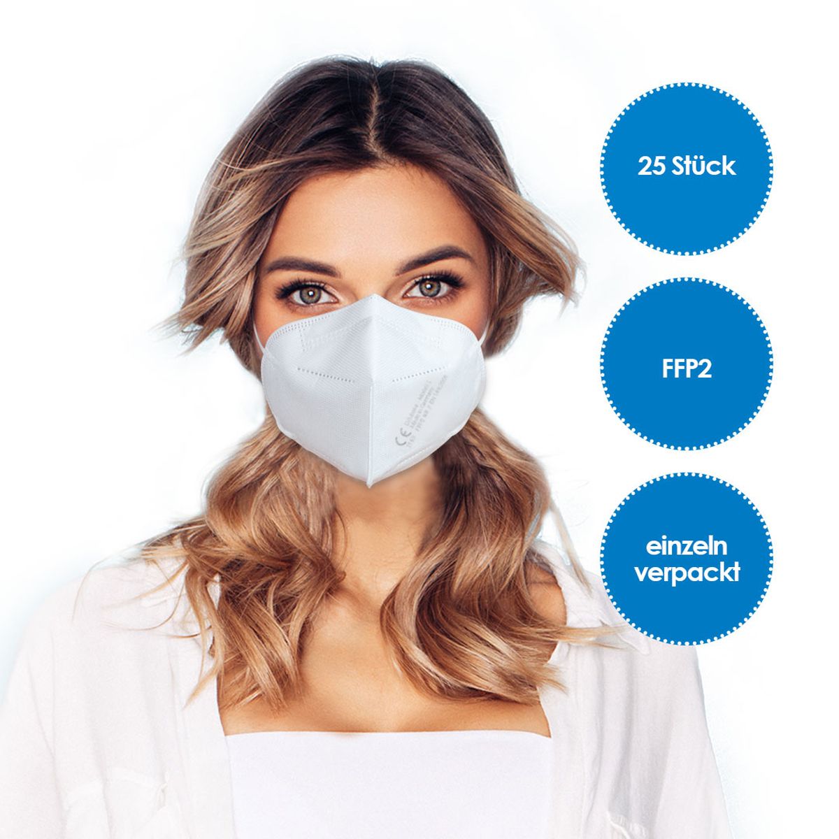 Masque respiratoire FFP2 25 pièces