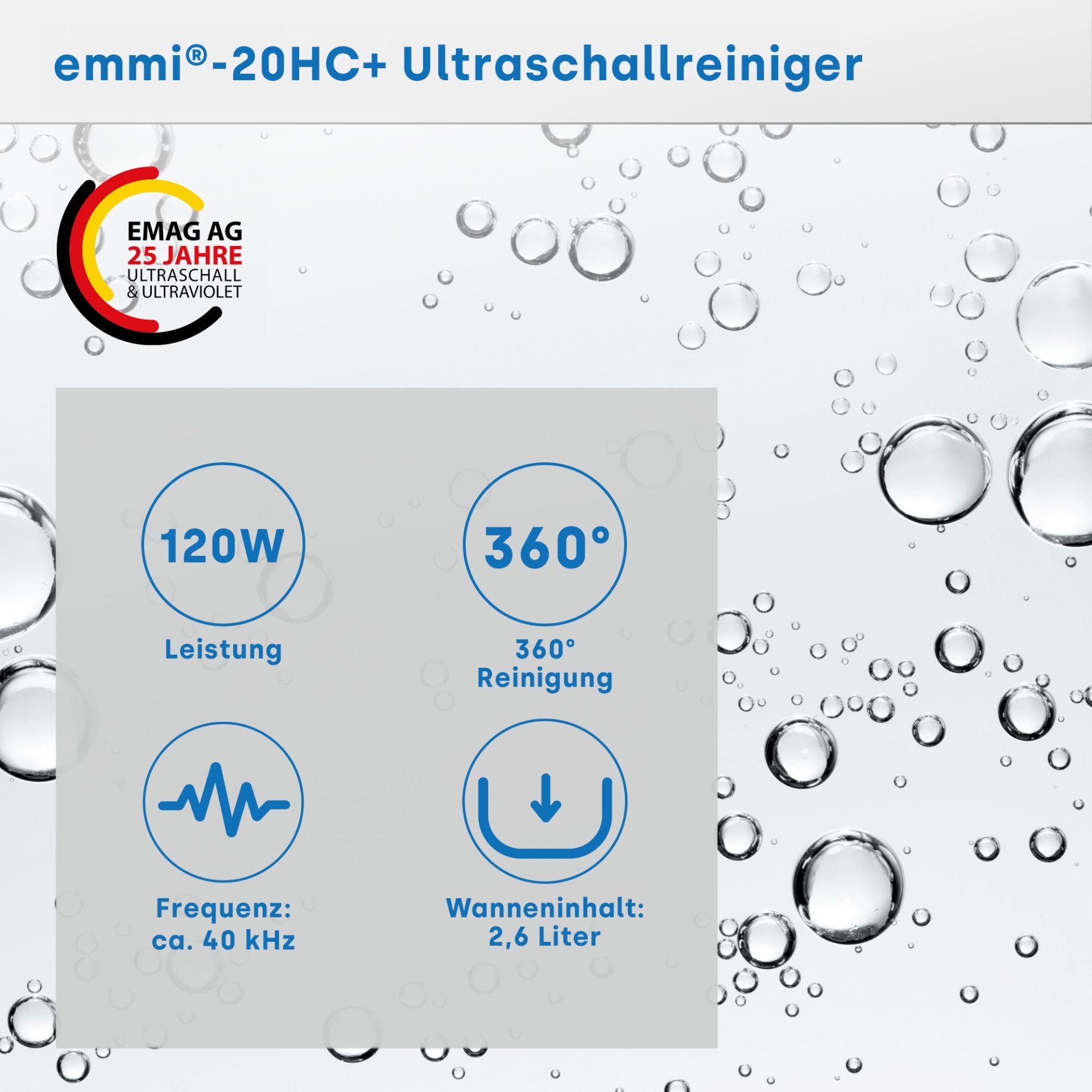 20HC Plus Ultraschallreiniger