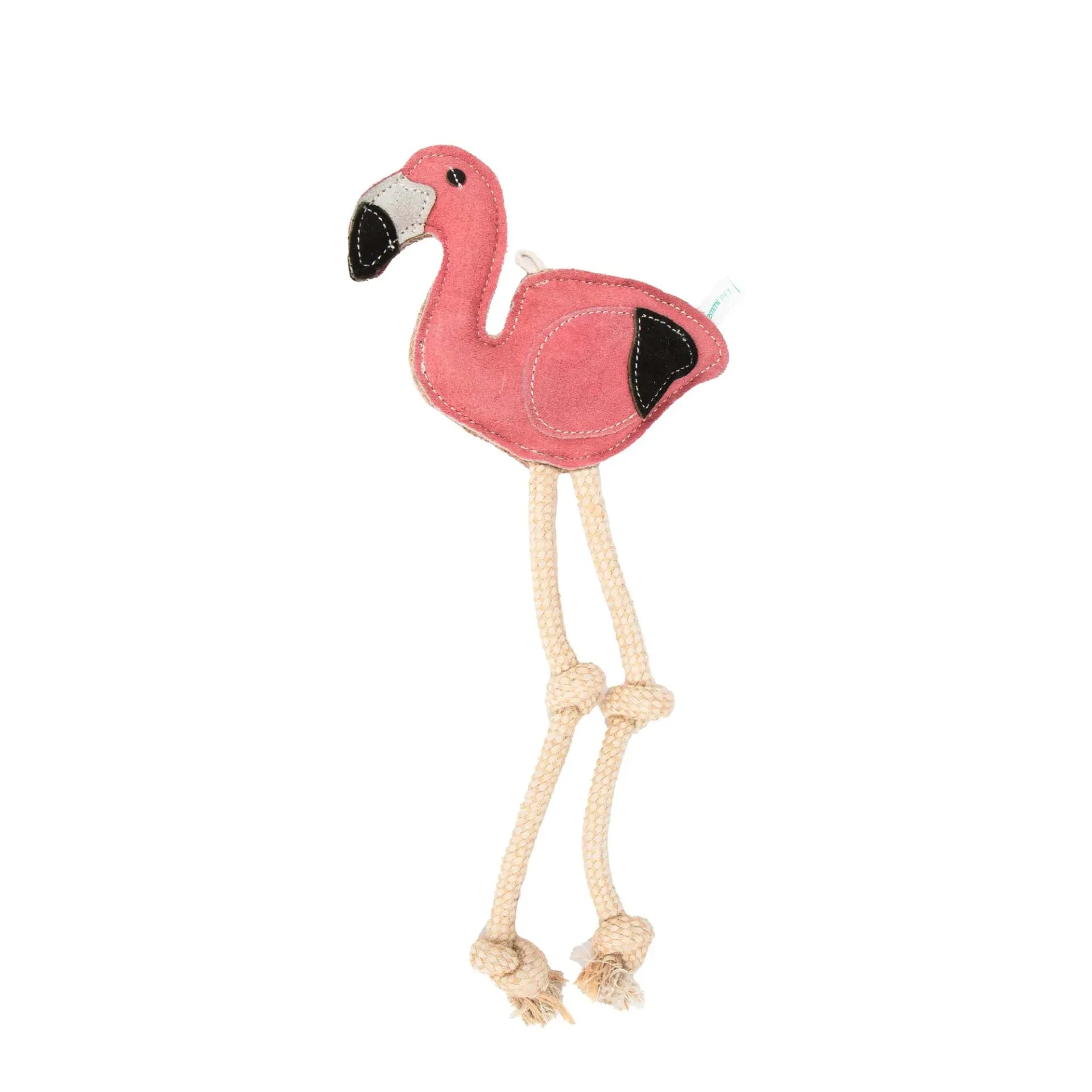 tug toy flamingo