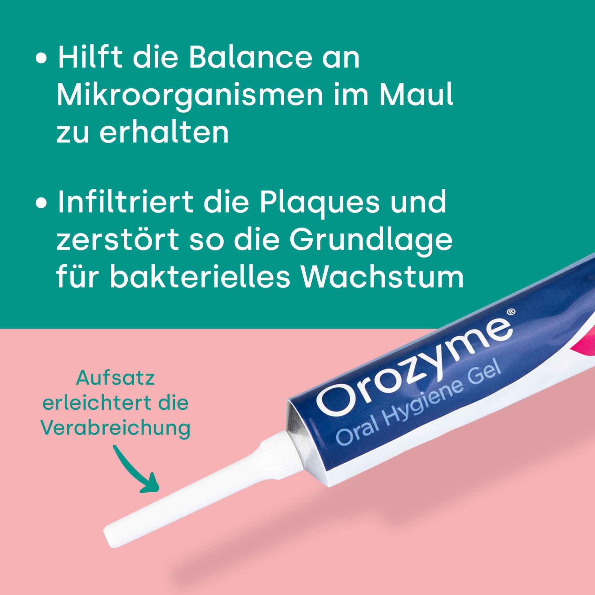 Orozyme Zahnpflege-Gel für Hund und Katze