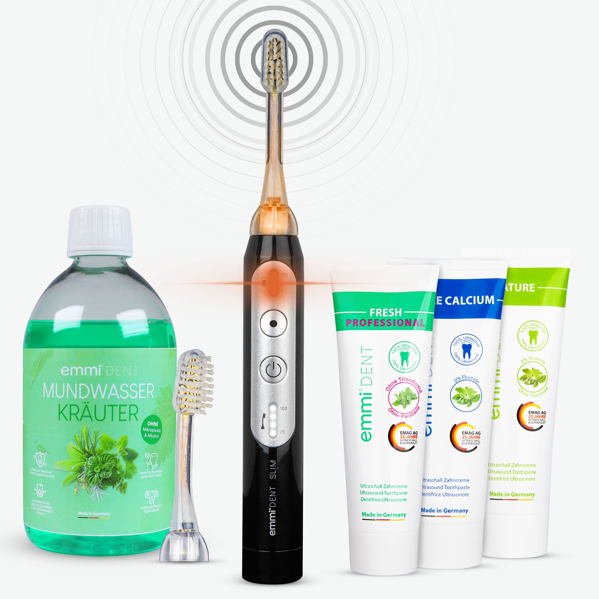 Ultraschallzahnbürste Slim Nature Set