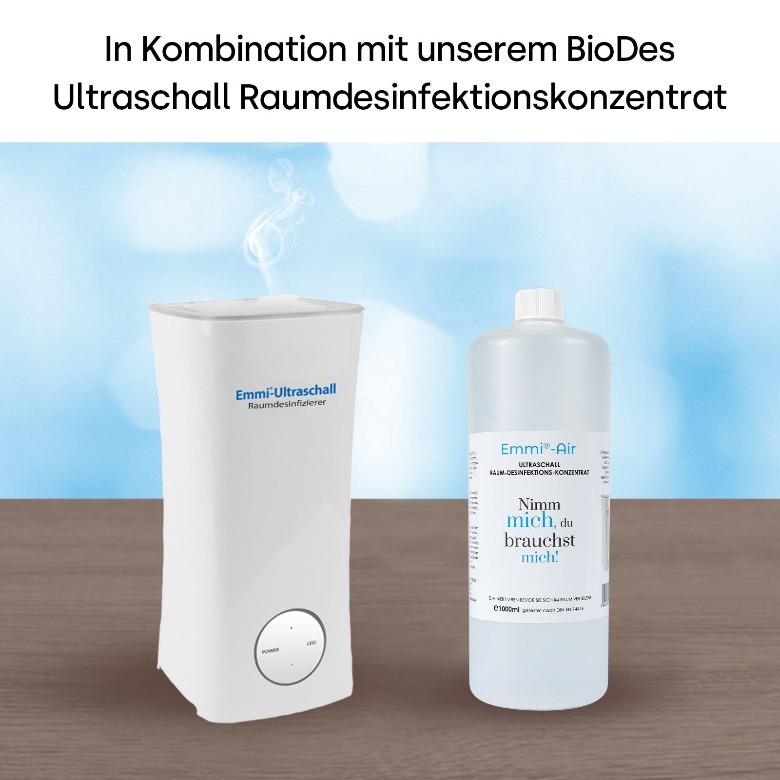 Raumdesinfizierer inkl. BioDes Raumdesinfektionskonzentrat