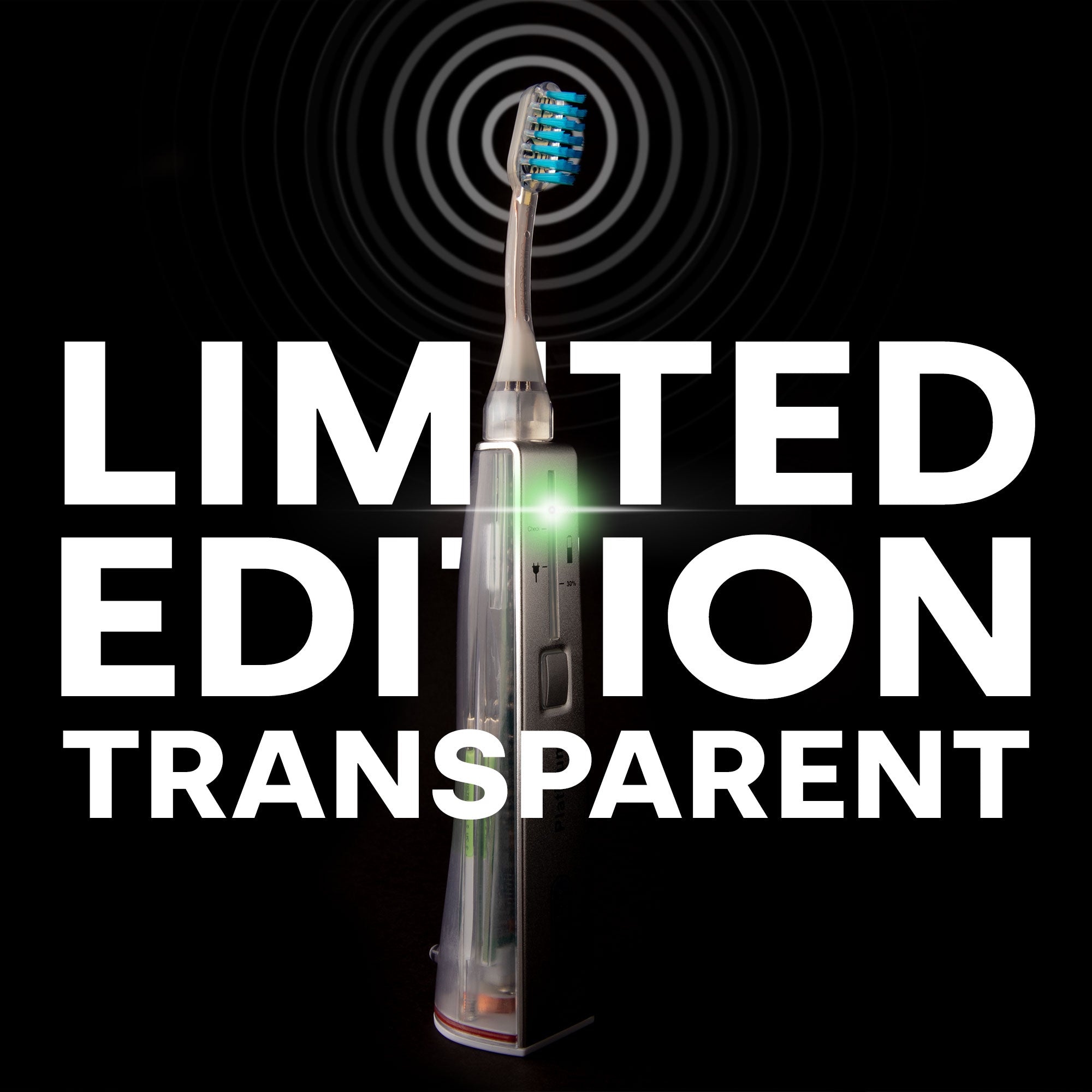 Ultrasonic toothbrush Platinum Transparent Limited Edition